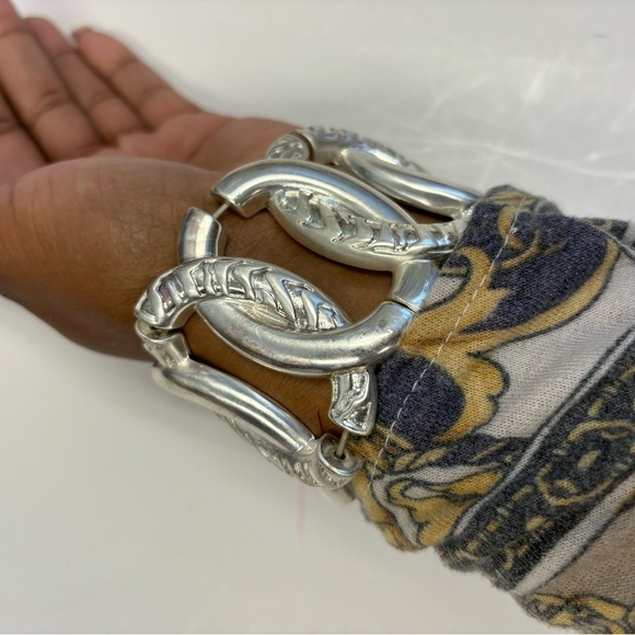 Silver Abstract Bracelet - Picture 6 of 6